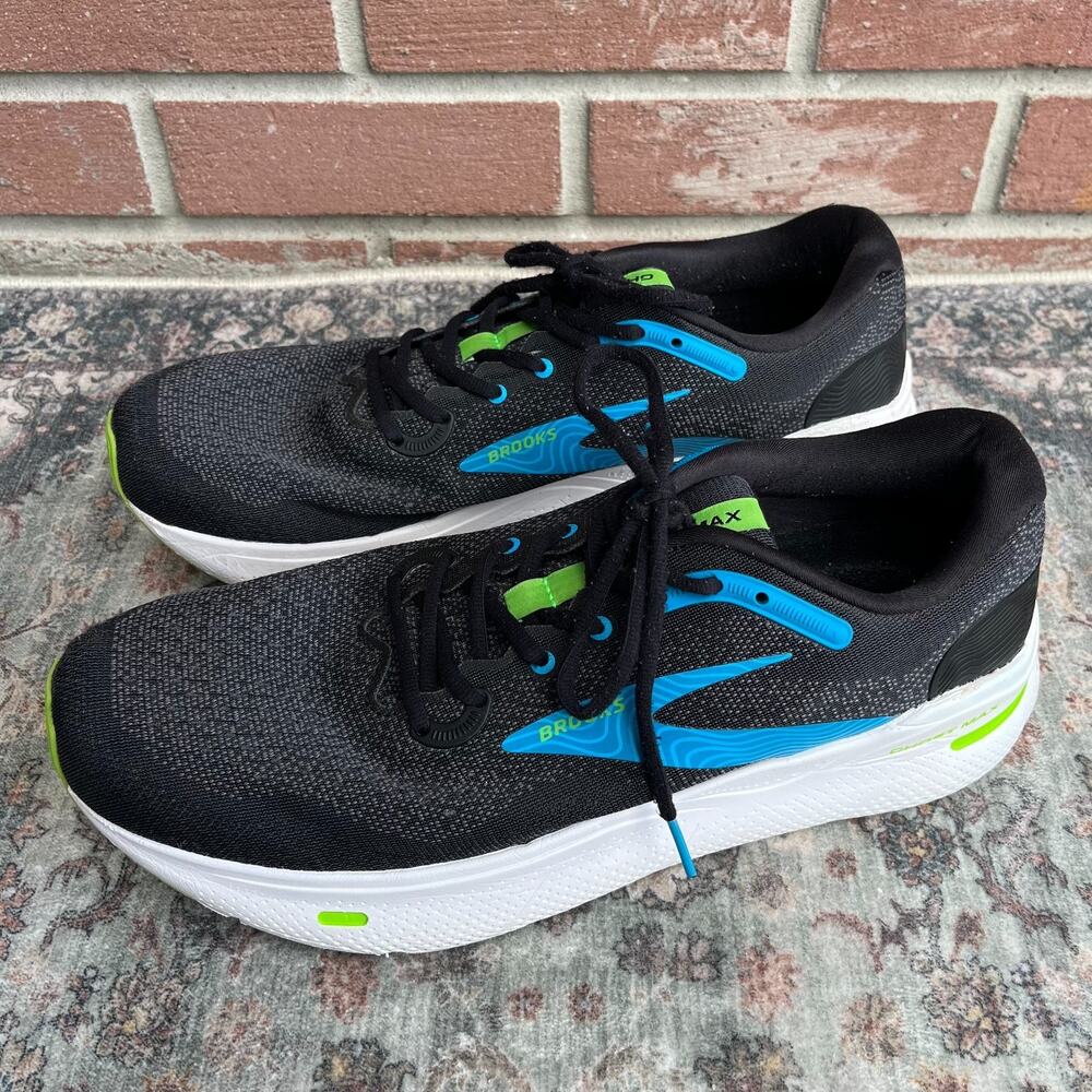 Brooks Ghost Max Black Ebony / Men's 14 D / Running Shoes Sneaker 1104061D060